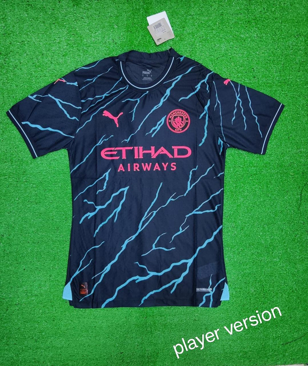 21/22 Manchester City Away Jersey - Player Version Vs Fan Version 