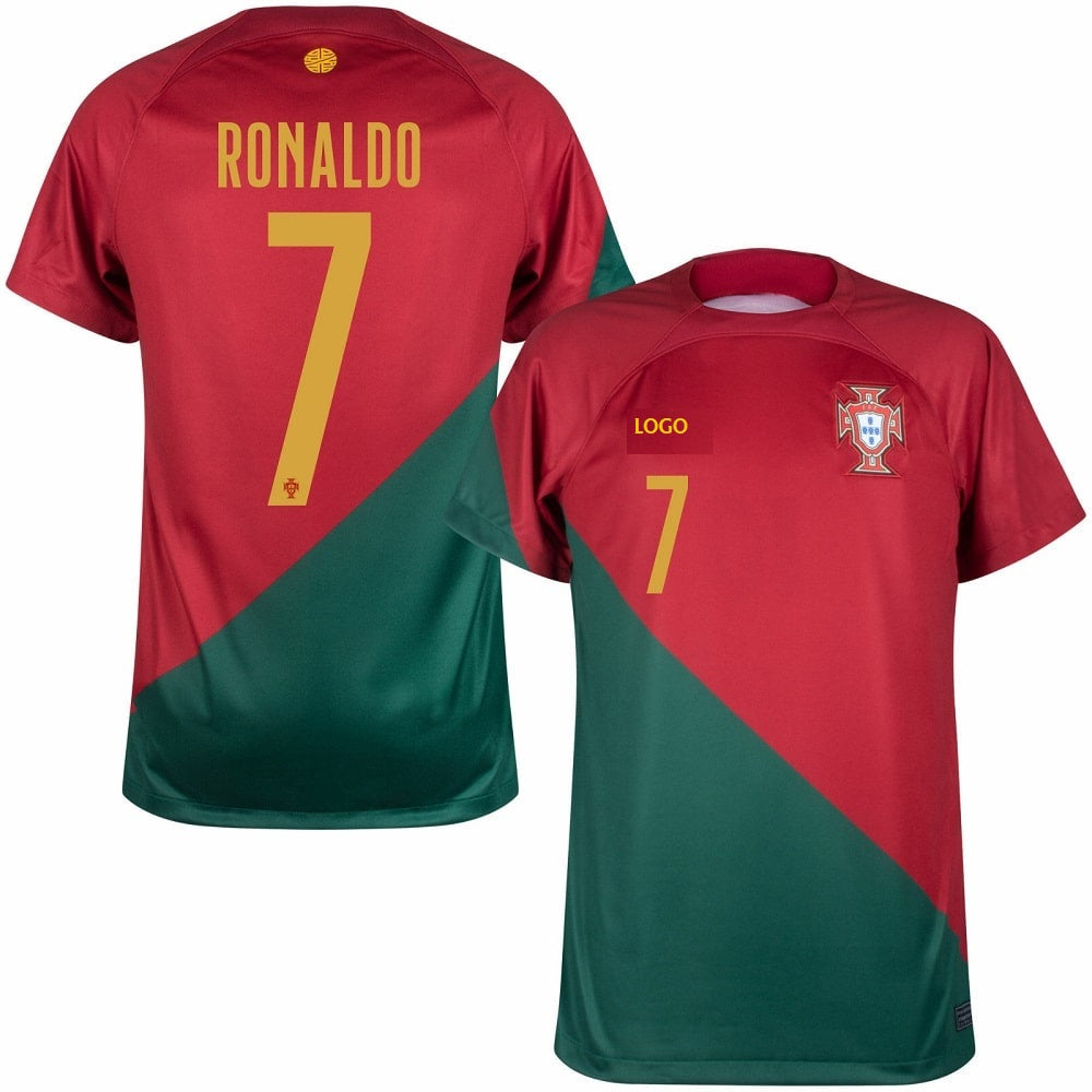 Football Jersey Messi and Ronaldo Jersey Red 2022-23