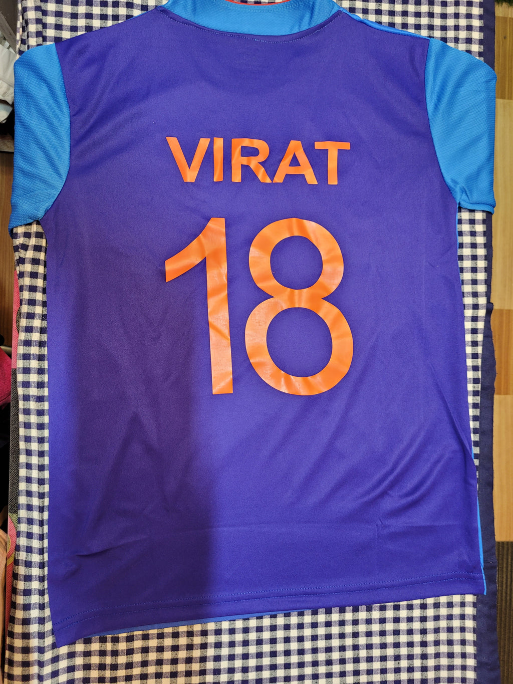Virat Kohli India  Cricket Jersey World Cup 2019