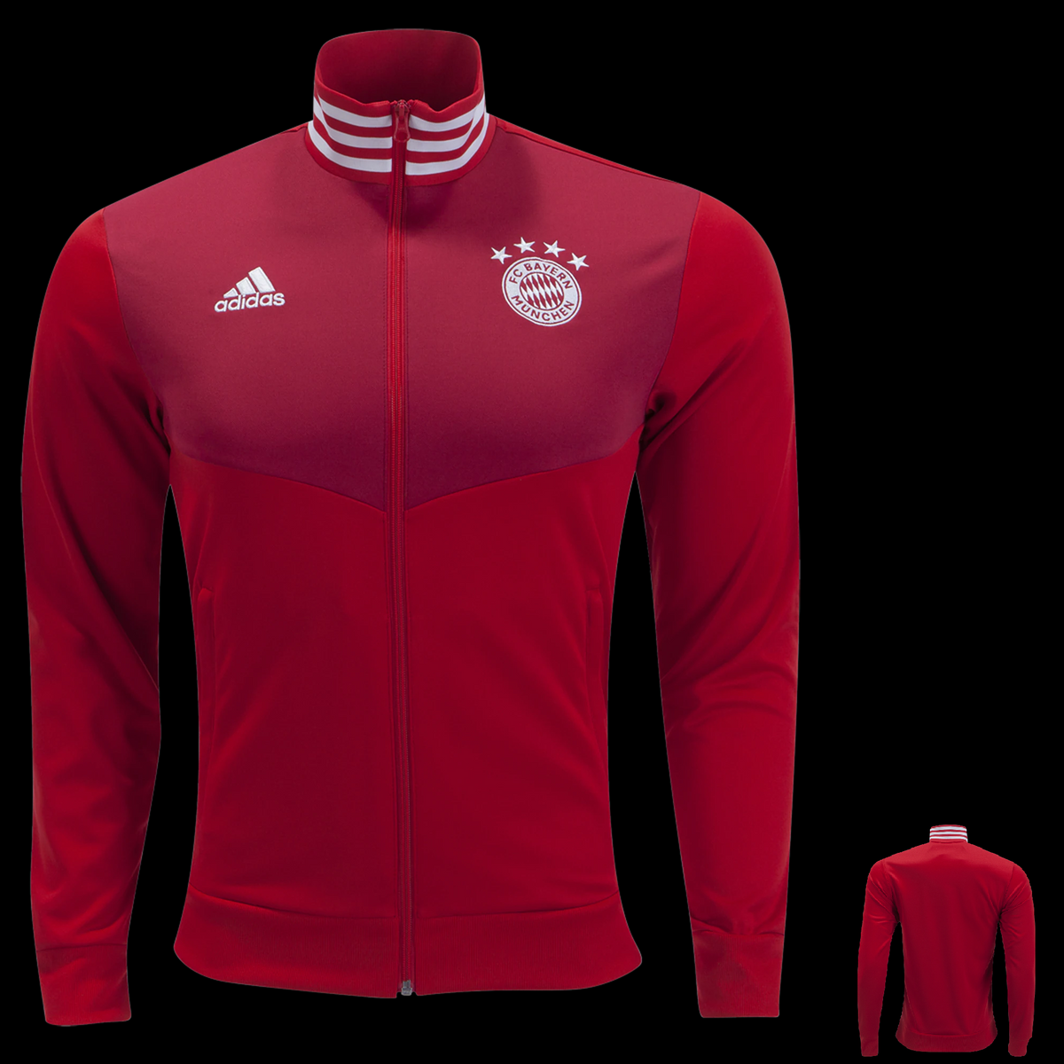Bayern Munich Red High Neck Jacket