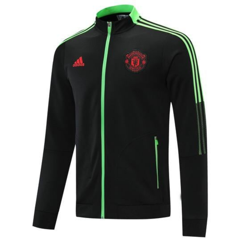 Manchester United Black/Green Anthem Jacket