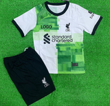 Liverpool Kids/Youth Away Jersey & Shorts 2023/24