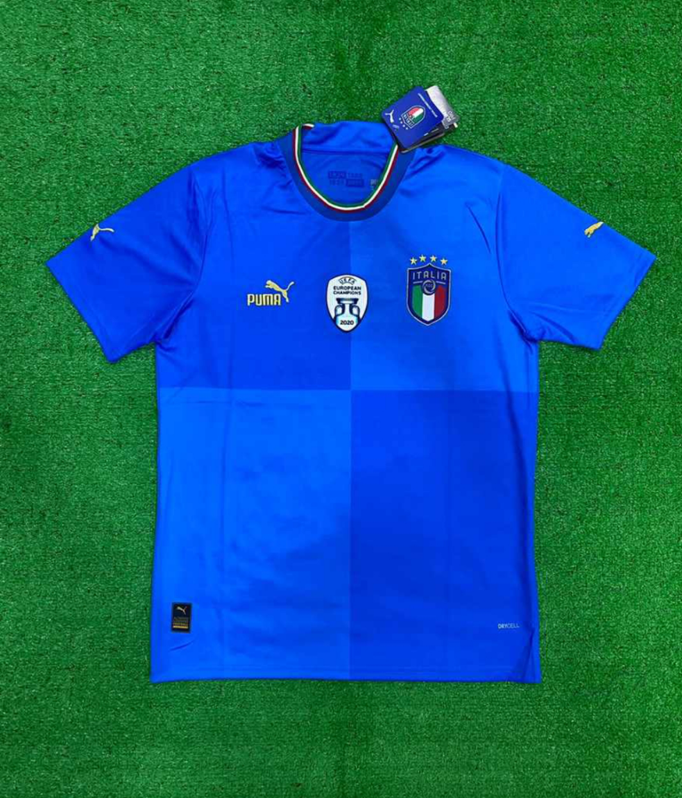 Italy Home Jersey with Euro Winner Logo  2022/23 [Superior Quality]
