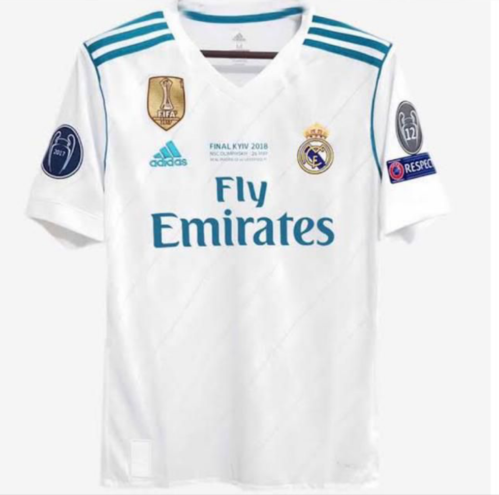 Retro R Madrid Ronaldo Home Jersey 2017/18