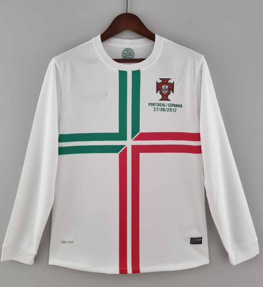 Retro Portugal Full sleeve Away Jersey 2012