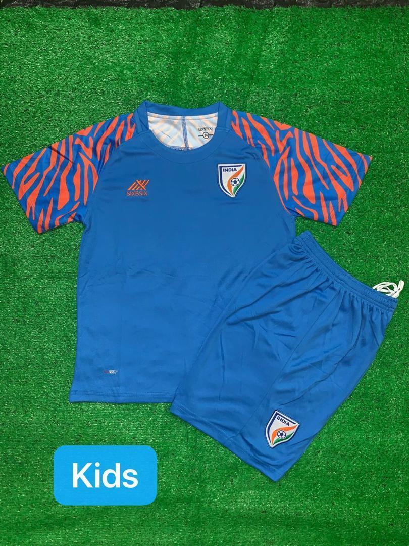 Kids/Youth India Home Jersey & Shorts 2019