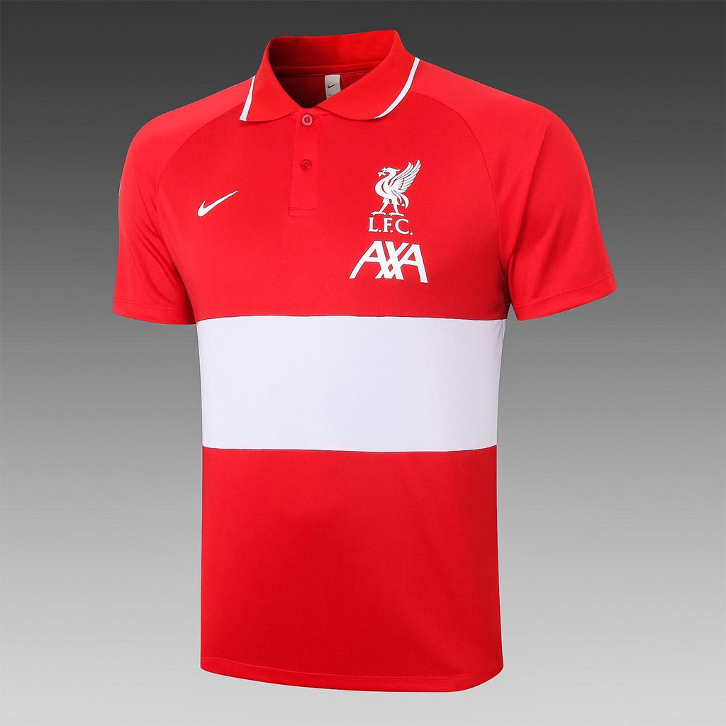Liverpool Red/White Polo Tee