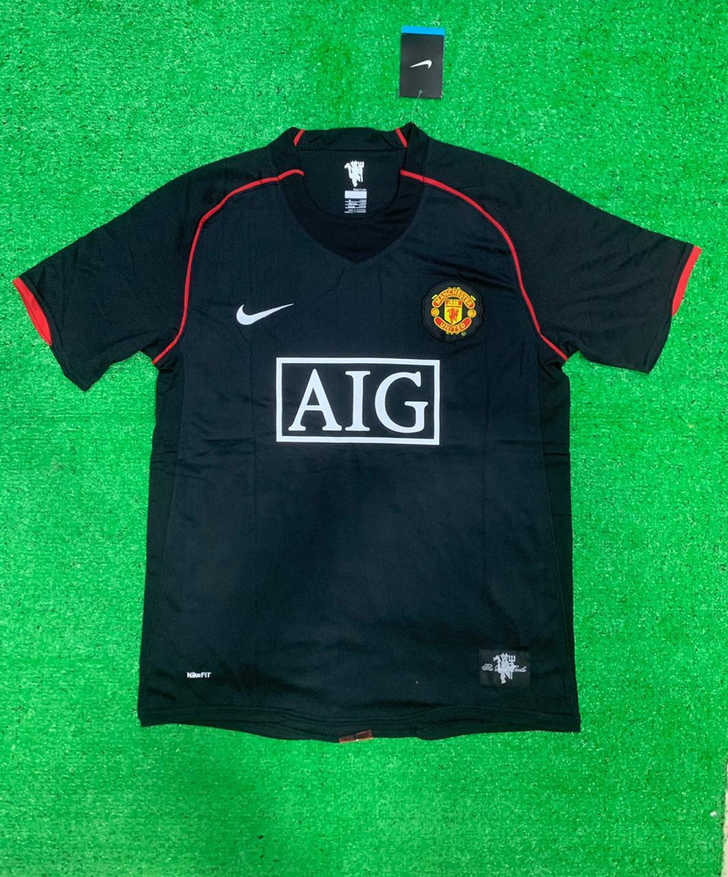 Retro Manchester United Ronaldo Away Jersey & Shorts 2007/08