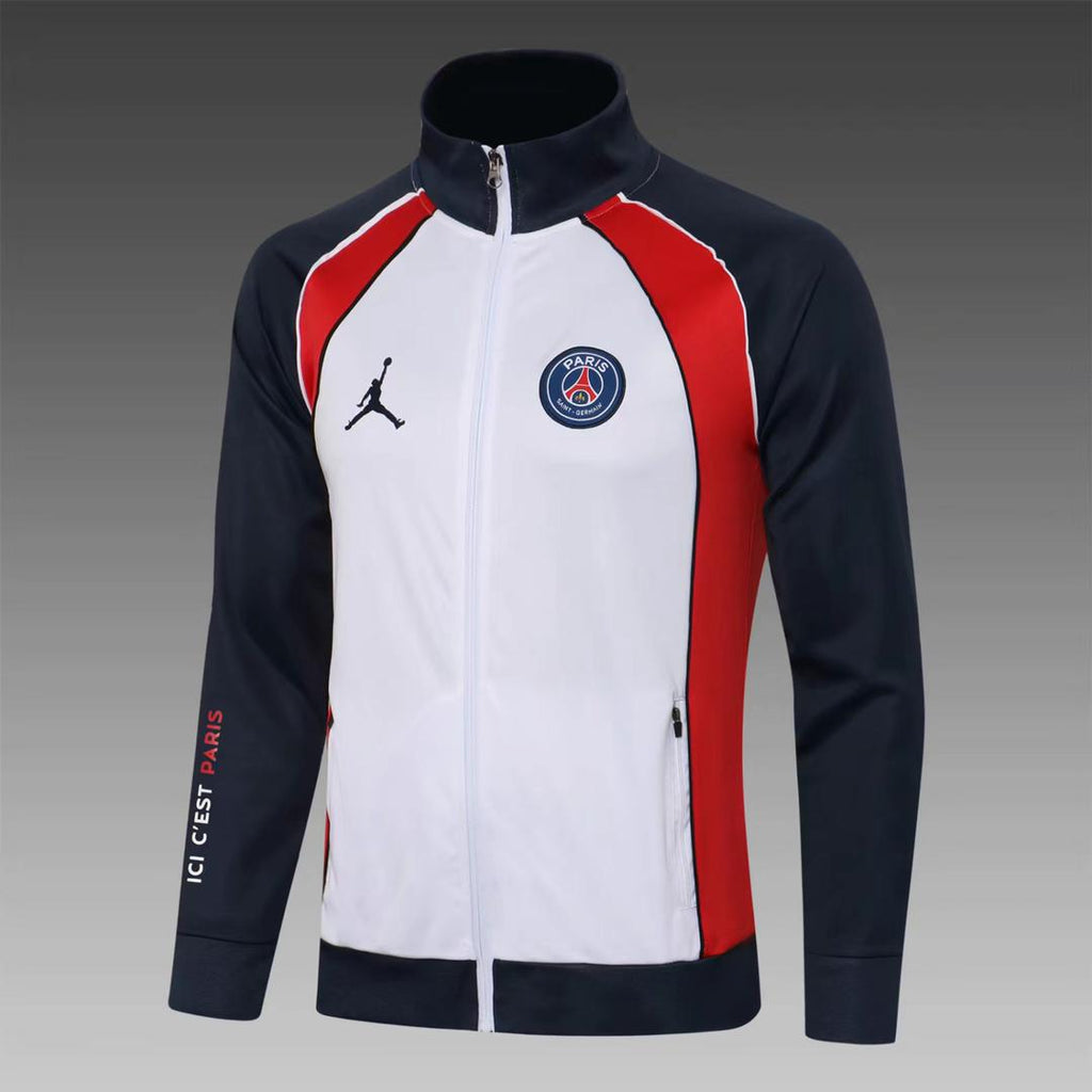 PSG Jordan White Anthem Jacket