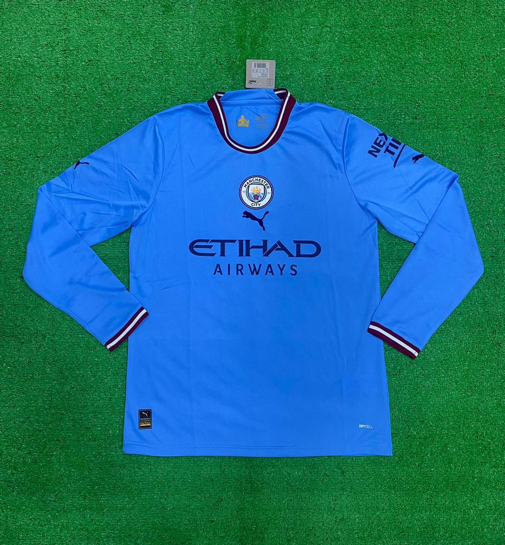 Manchester City Home Full Sleeve Jersey 2022/23 [Superior Quality]
