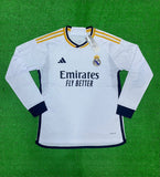 R Madrid Home Full Sleeve Jersey 2023/24 [Superior Quality]