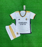 R Madrid Kids/Youth Home Jersey & Shorts 2023/24