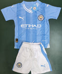 Manchester City Kids/Youth Home Jersey & Shorts 2023/24