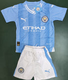 Manchester City Kids/Youth Home Jersey & Shorts 2023/24