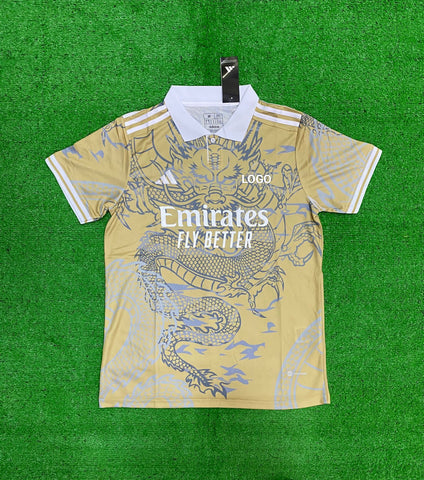R Madrid Chinese Dragon Lime Jersey 2023/24 [Superior Quality]