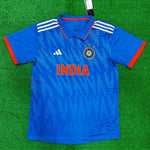 IND ODI Cricket Half Sleeve Jersey 2023/24 [Superior Quality]