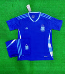 ARGENTINA Away Euro cup Jersey with Shorts 2025 [Premium Quality]