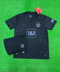 Borusia Dortmund All Black Premium Away Jersey & Shorts  2023/24