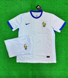 France Away Euro cup Jersey with Shorts 2025 [Premium Quality]