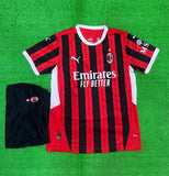 AC Milan Home Jersey and Shorts 2024/25 [Premium Quality]