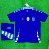 ARGENTINA Away Euro cup Jersey with Shorts 2025 [Premium Quality]