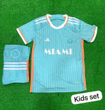 Inter miami 3rd Kids/Youth  Jersey & Shorts 2024/25.