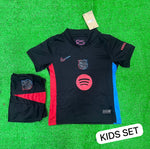 Kids/Youth Barcelona Away Premium Jersey & Shorts 2024/25