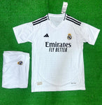 Real Madrid Home Jersey with Shorts 2024/25 [Premium Quality]