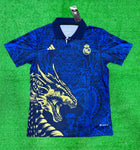 Real Madrid Special edition Blue golden Dragon Jersey 2024/25 [Superior Quality]