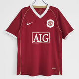 Retro Manchester Utd Home Half Sleeve Jersey 06/07