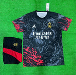 Real Madrid Special edition Black Red Dragon Jersey with Shorts 2024/25 [Premium Quality]