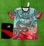 Real Madrid Special edition Green Red Dragon Jersey with Shorts 2024/25 [Premium Quality]