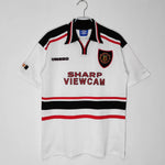 Retro Manchester United Away Half Sleeve Jersey 1998/99