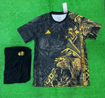 Real Madrid Special edition Black golden Roaring Lion Jersey with Shorts 2024/25 [Premium Quality]