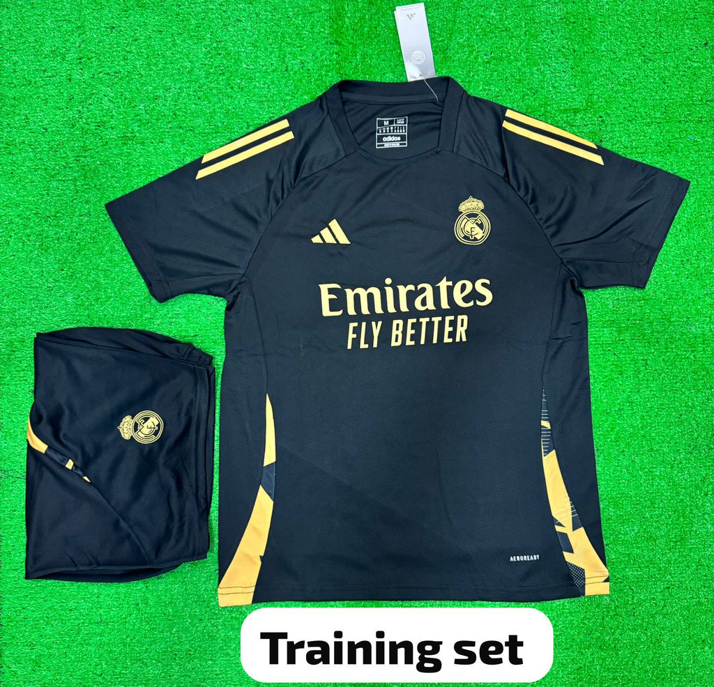 Real Madrid training Black Jersey 2024/25 [Premium Quality]