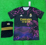 Real Madrid Special edition Black pink Roaring TigerJersey with Shorts 2024/25 [Premium Quality]