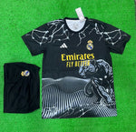 Real Madrid Special edition White Black Roaring TigerJersey with Shorts 2024/25 [Premium Quality]