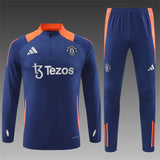 Manchester United  Away Track Suit Dark Blue 2024/25