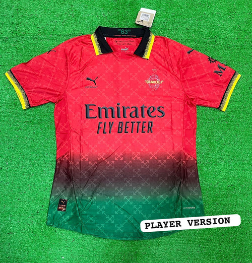 AC Milan Home DIAVOLI special edition Jersey 2025/26 [Player's Quality]
