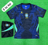 Brazil Away Jersey with Shorts WC 2026 [Premium Quality]