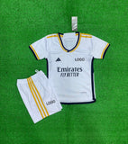 R Madrid Kids/Youth Home Jersey & Shorts 2023/24