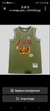 LAKERS 23 bottle green Black Lakers Basketball Jersey [Stitch]