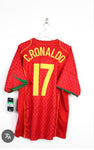 Retro Portugal Home Ronaldo Jersey .