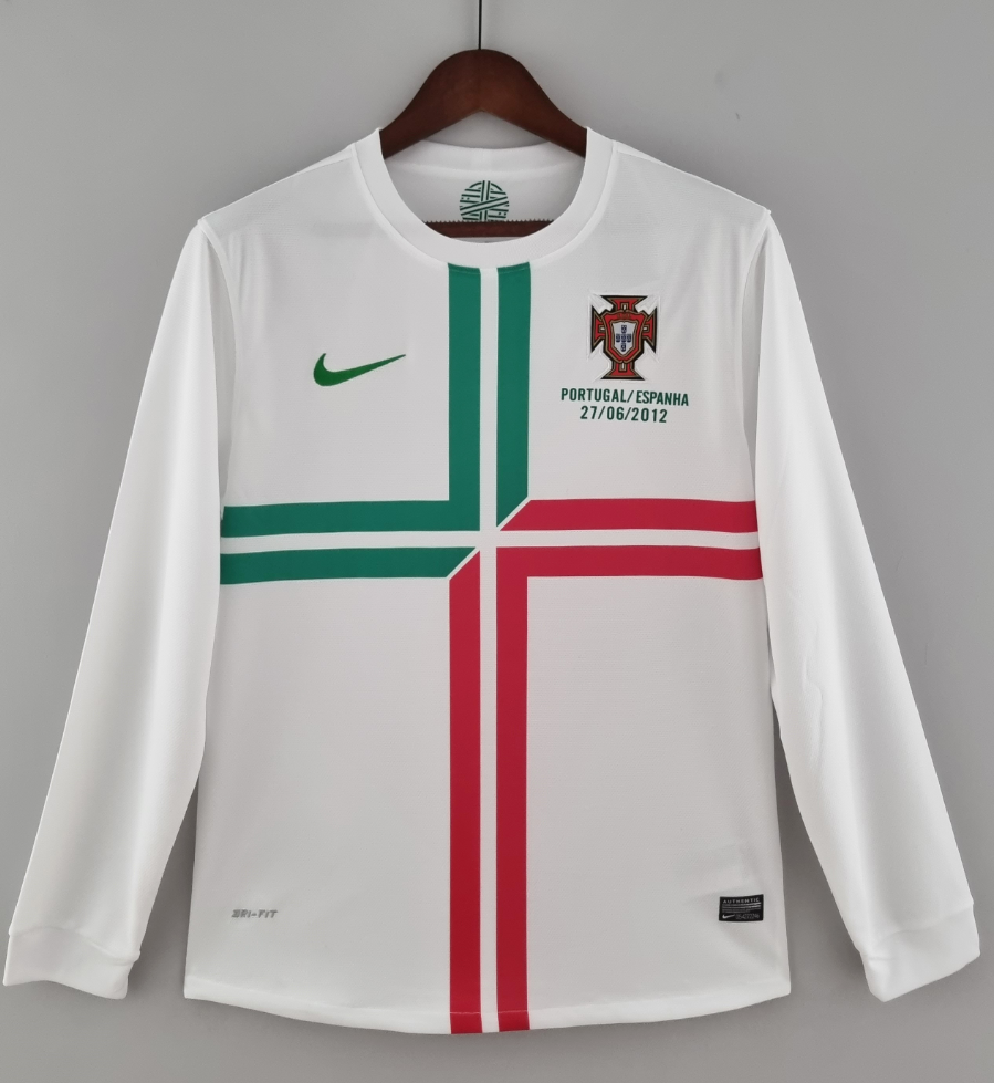 Retro Portugal Full sleeve Away Jersey 2012