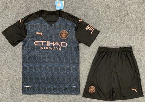 Kids/Youth Manchester City Away Premium Jersey & Shorts 2020/21