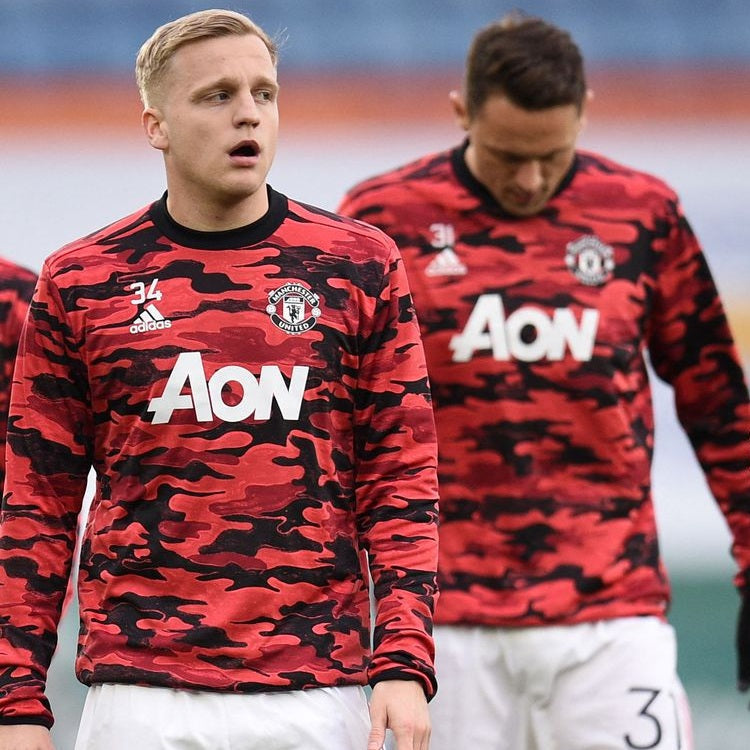 Manchester United Home Track Upper Black/Red