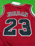 Jordan 23 Bulls Red/Black Basketball Jersey [Stitch]