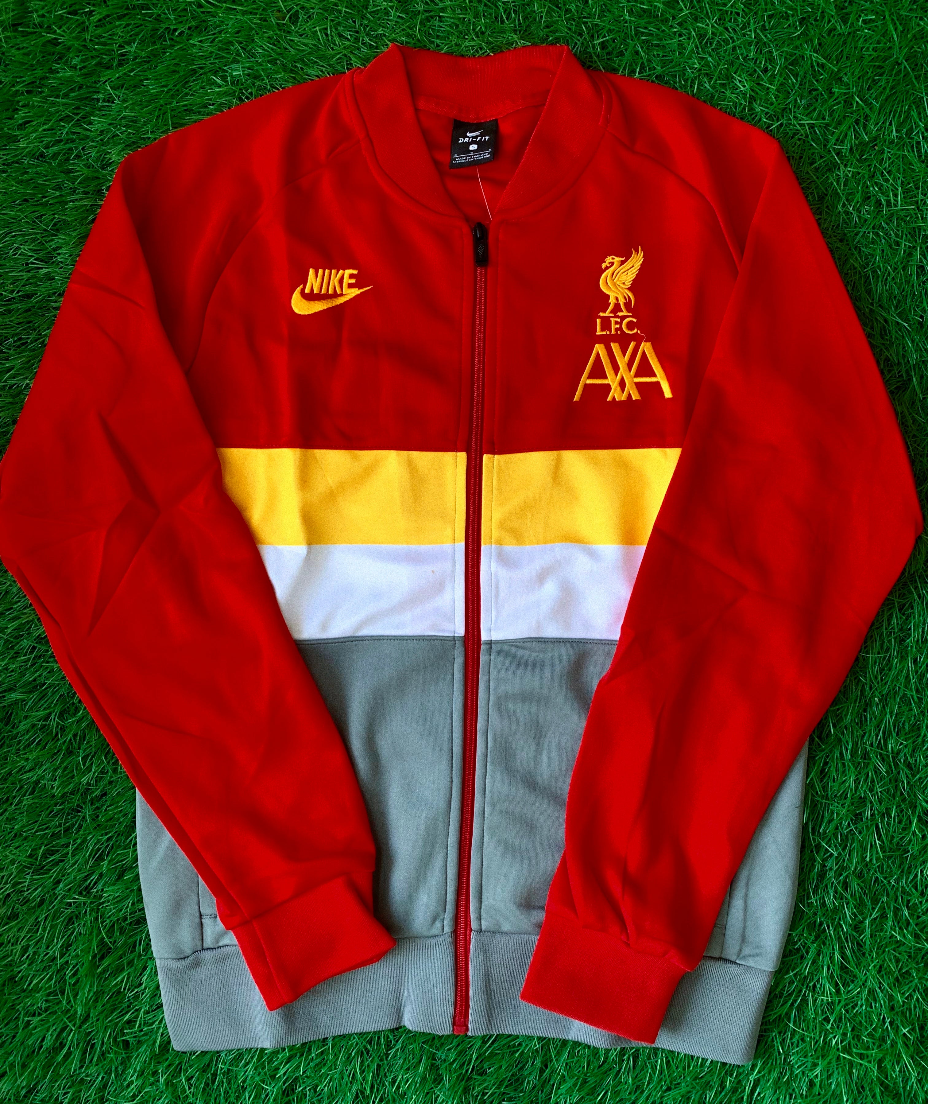 Liverpool Red/Grey/yellow Zipper