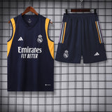 Real Madrid Sleeveless Pre-Match Jersey Blue 2024/25 [Superior Quality]