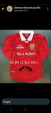Retro Man Utd Home Full Sleeve Jersey UCL Final 1999